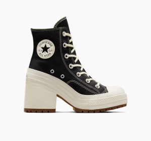 Converse Chuck 70 De Luxe Heel μαυρα | RXDTIE-415
