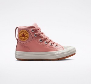 Converse Chuck Taylor All Star Berkshire Boot δερματινα ροζ ροζ | DYLROT-563