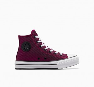 Converse Chuck Taylor All Star flatforms Lift Sparkle ροζ ασπρα μαυρα | ZWONCP-679