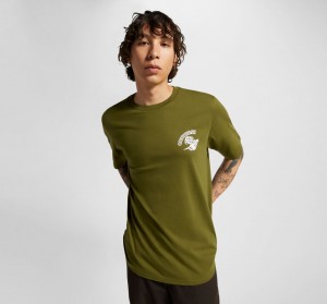 Converse Chuck Tours σταμπεσ T-Shirt πρασινο | LKGXFZ-814