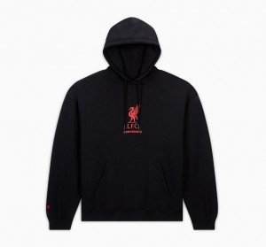 Converse Converse x LFC Loose-Fit Hoodie μαυρα | SVZJOP-361