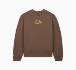Converse Converse x Wonka French Terry Crew Engine Smoke Wavy Line | CHZGYM-421