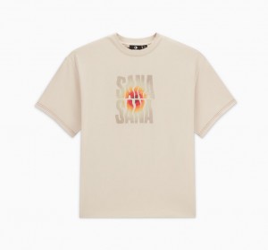 Converse ¡Mi Gente! κοντο Sleeve T-Shirt καφε | ZFEUMO-973