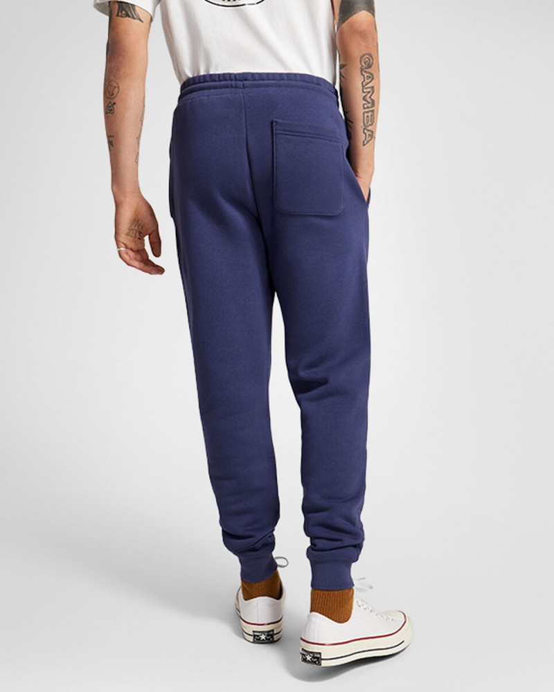 Converse All Star Χειμερινά σταμπεσ Sweatpant μπλε | XAPBVJ-239