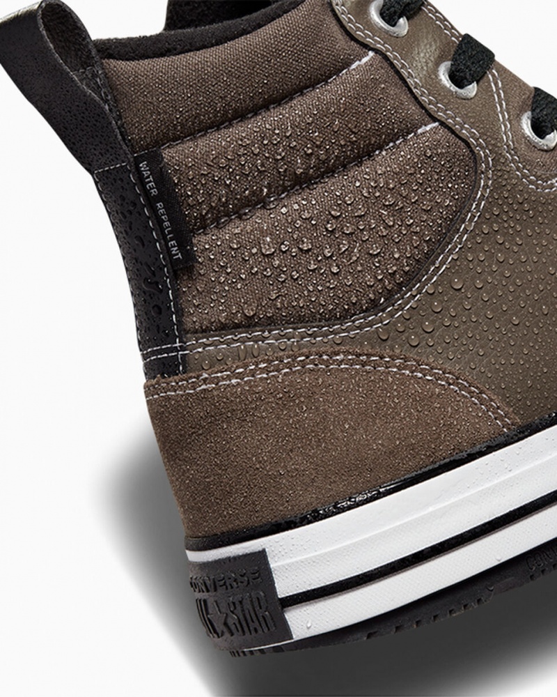 Converse Chuck Taylor All Star Berkshire Boot μαυρα ασπρα | FWMBRY-657
