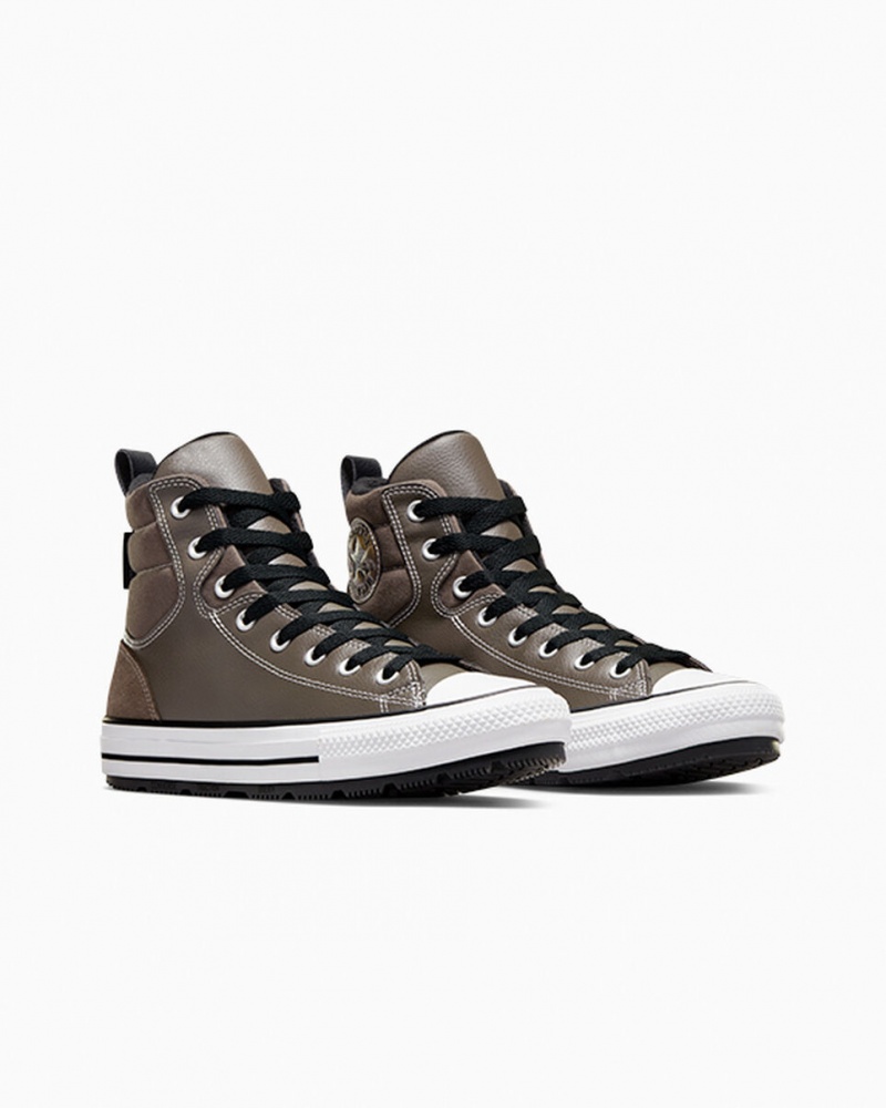 Converse Chuck Taylor All Star Berkshire Boot μαυρα ασπρα | FWMBRY-657