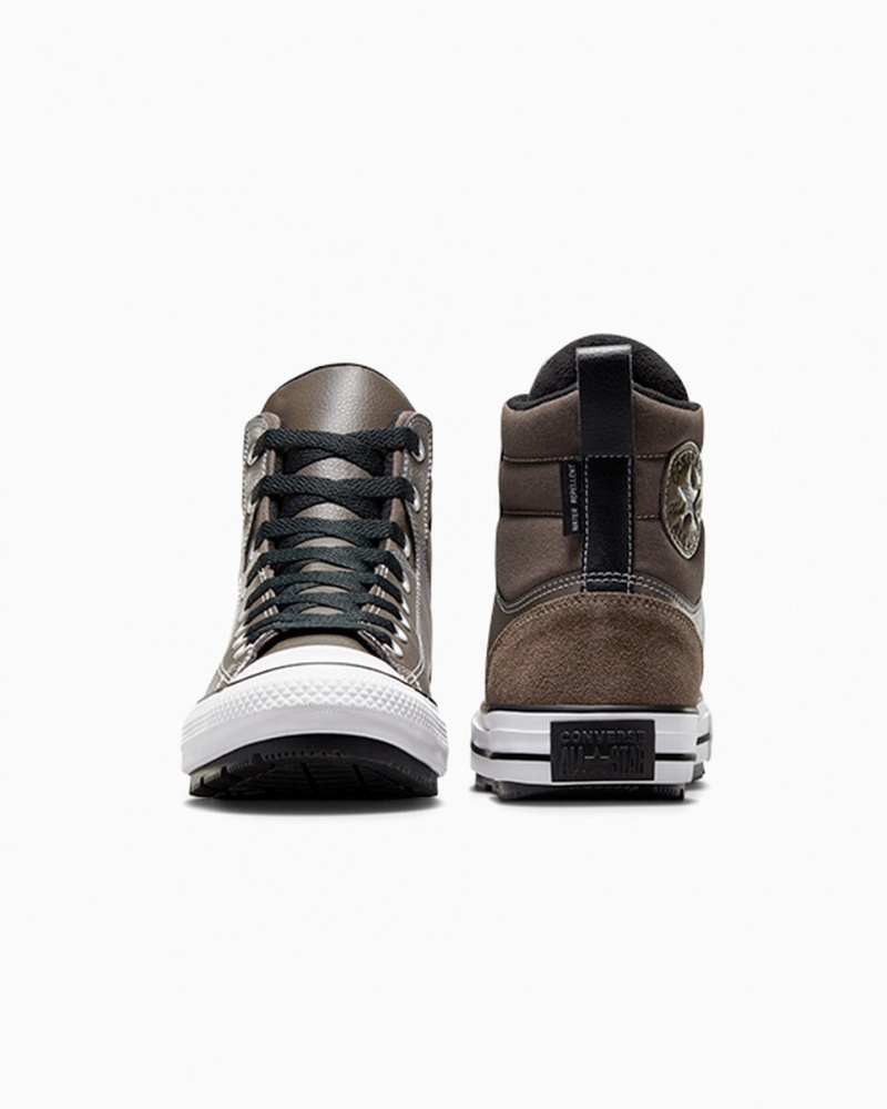 Converse Chuck Taylor All Star Berkshire Boot μαυρα ασπρα | FWMBRY-657