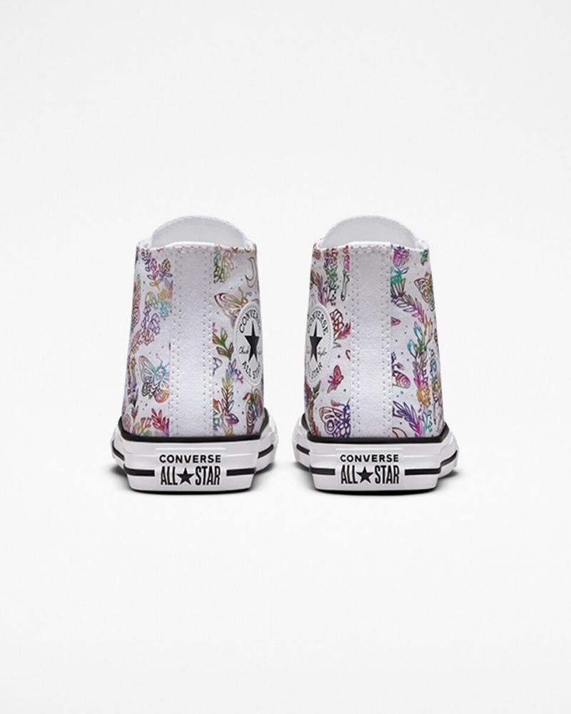 Converse Chuck Taylor All Star Butterfly Shine ασπρα ροζ μωβ μπλε | FBKGLX-703