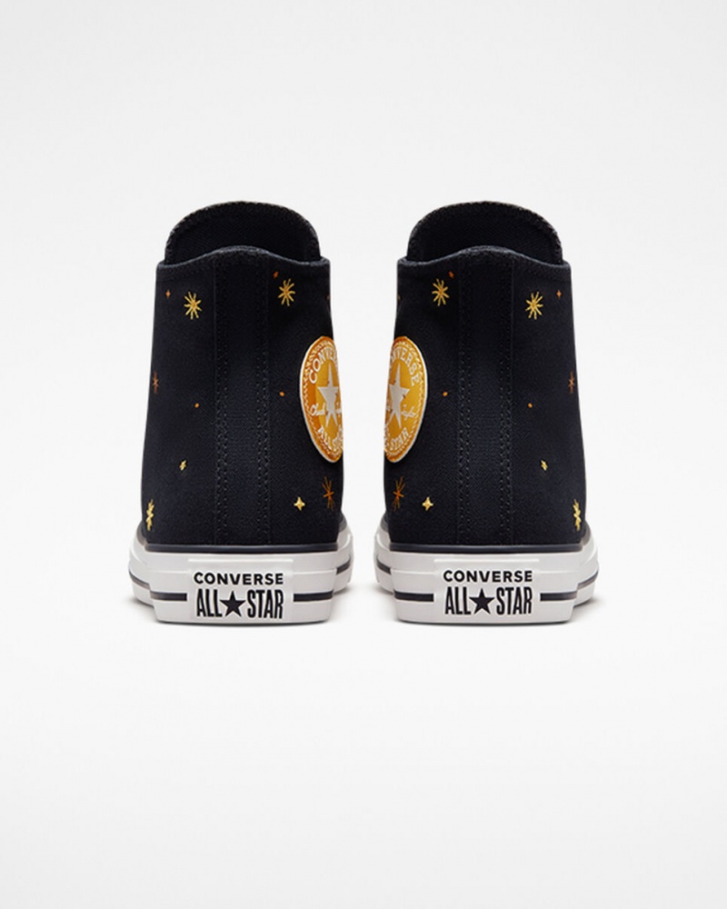Converse Chuck Taylor All Star Celestial μαυρα κίτρινα | VFQRXM-746