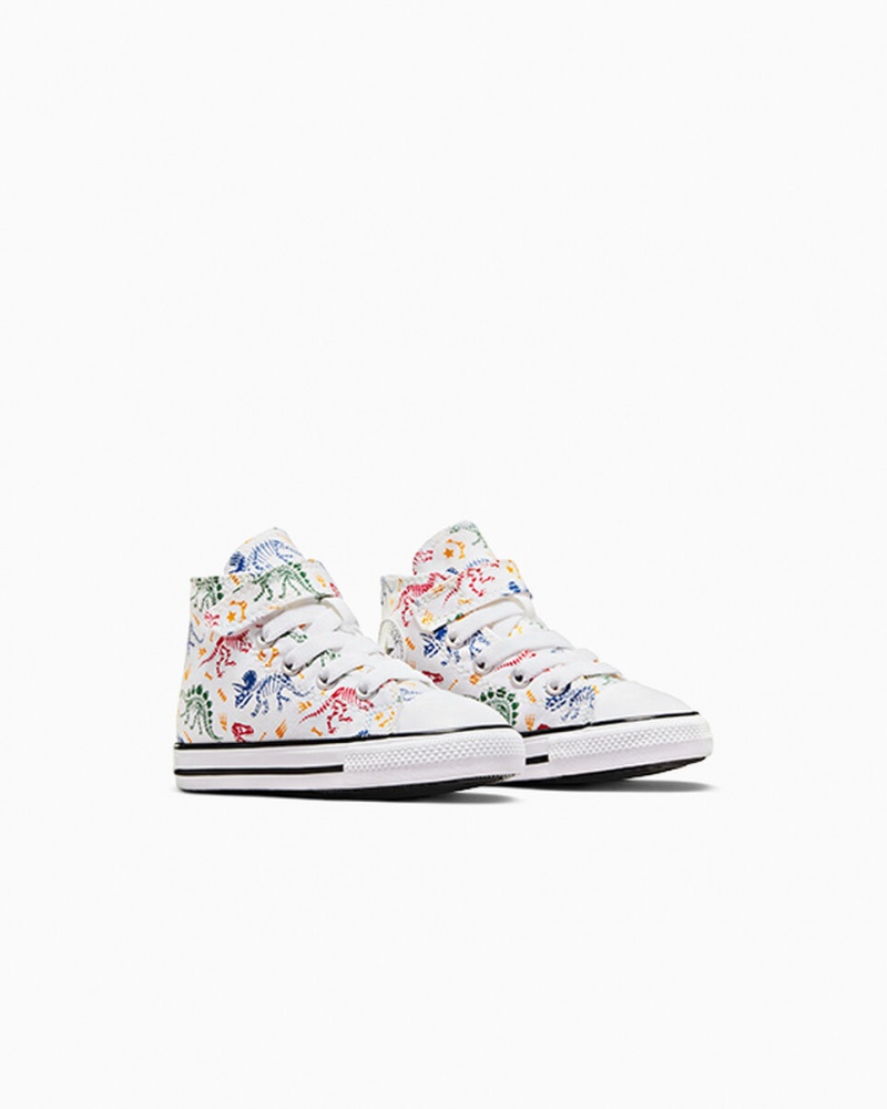 Converse Chuck Taylor All Star Easy-On Dinos ασπρα κοκκινα πρασινο | ISHYXF-934