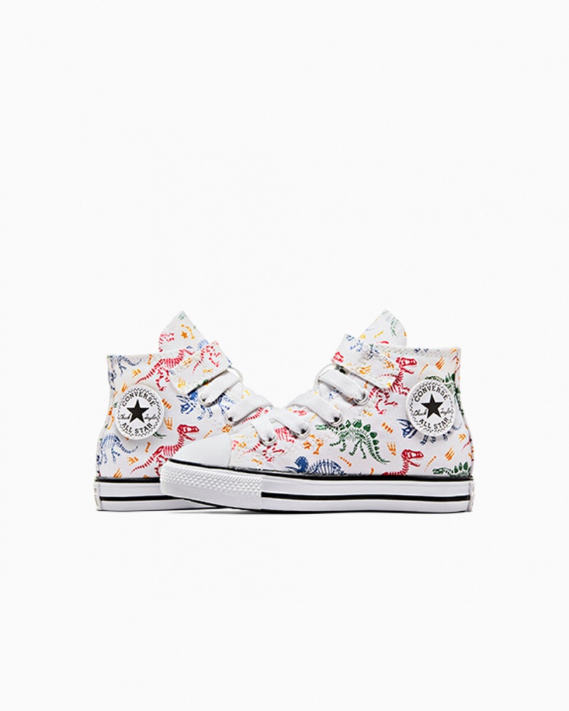 Converse Chuck Taylor All Star Easy-On Dinos ασπρα κοκκινα πρασινο | ISHYXF-934