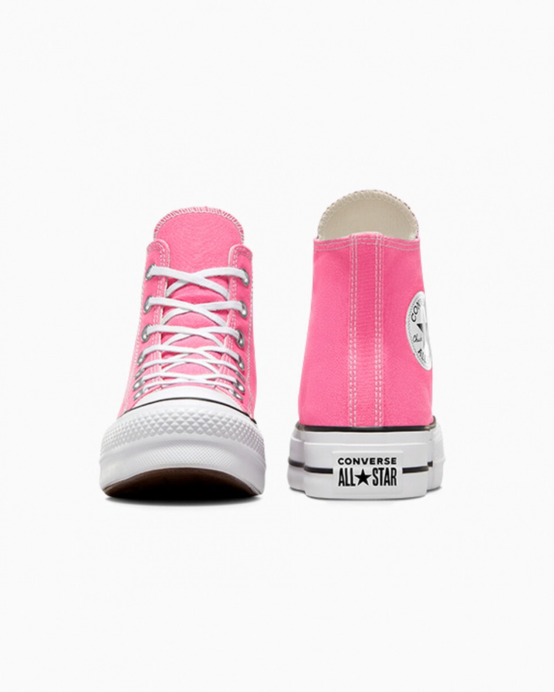 Converse Chuck Taylor All Star Lift flatforms ροζ ασπρα μαυρα | MSLWFA-642