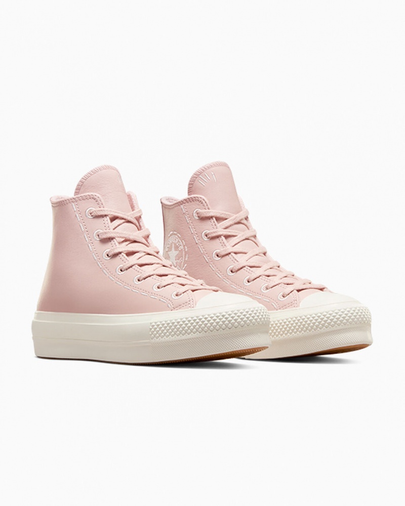 Converse Chuck Taylor All Star Lift flatforms Bold Stitch ροζ ροζ | ZJSPIO-506