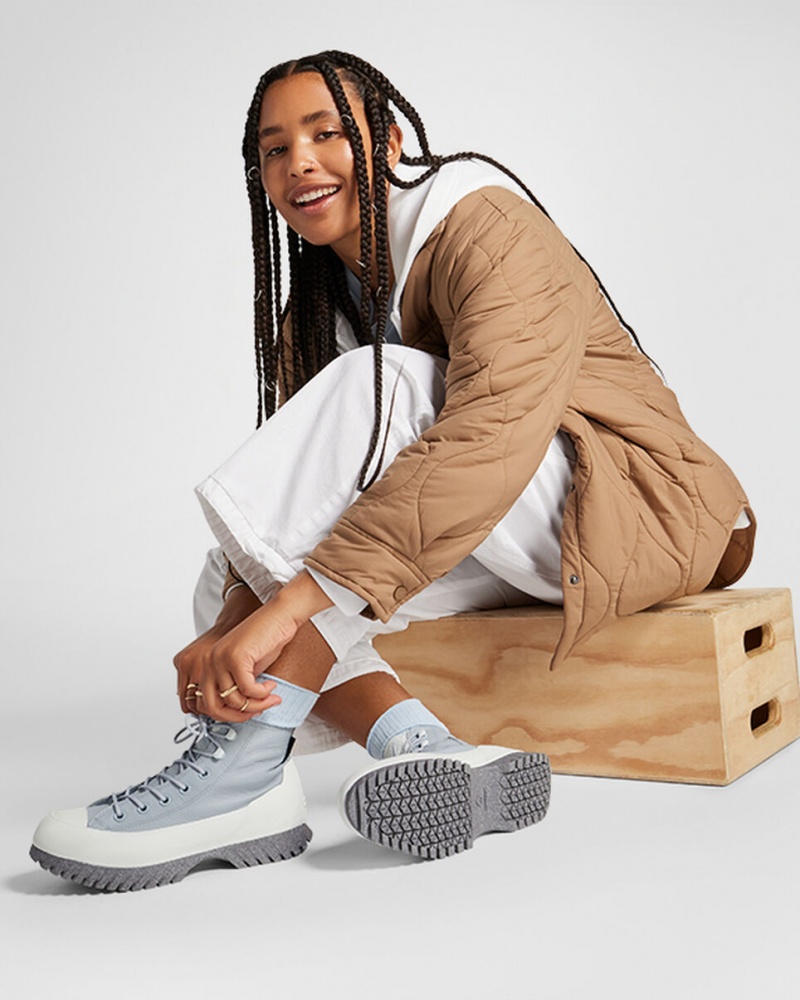 Converse Chuck Taylor All Star Lugged Χειμερινά 2.0 ασημι γκρι | VPQGHR-258