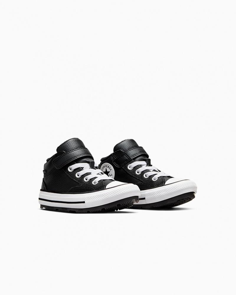 Converse Chuck Taylor All Star Malden δρομου Boot μαυρα μαυρα ασπρα | XZRSWF-763