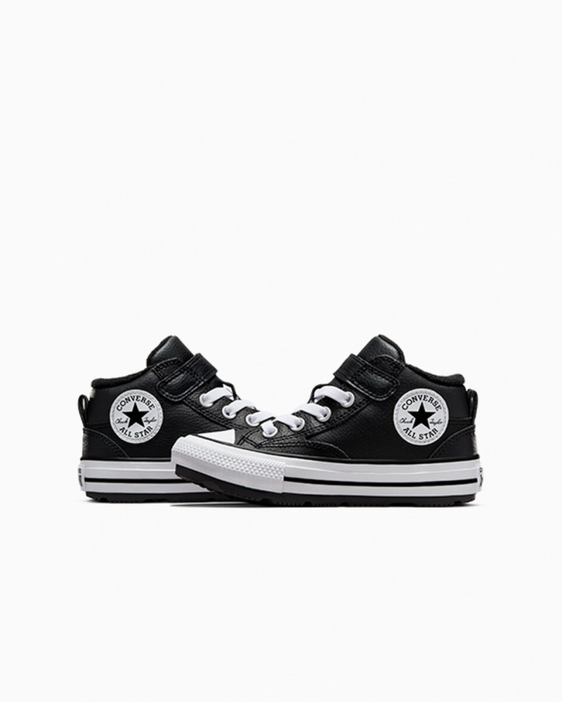 Converse Chuck Taylor All Star Malden δρομου Boot μαυρα μαυρα ασπρα | XZRSWF-763