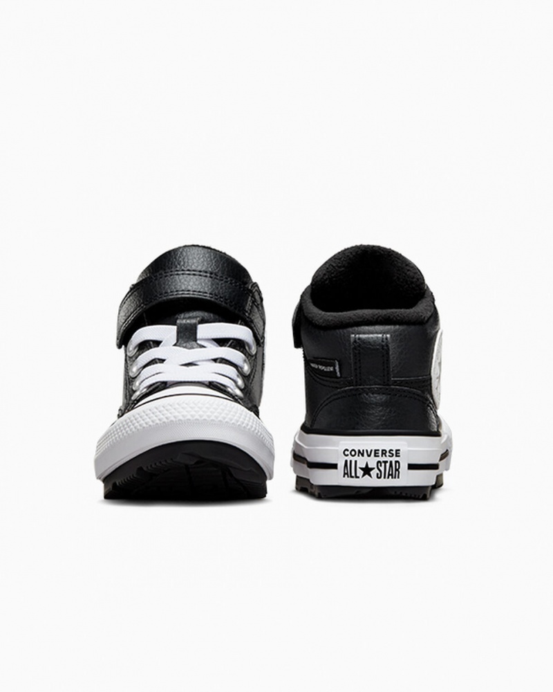 Converse Chuck Taylor All Star Malden δρομου Boot μαυρα μαυρα ασπρα | XZRSWF-763