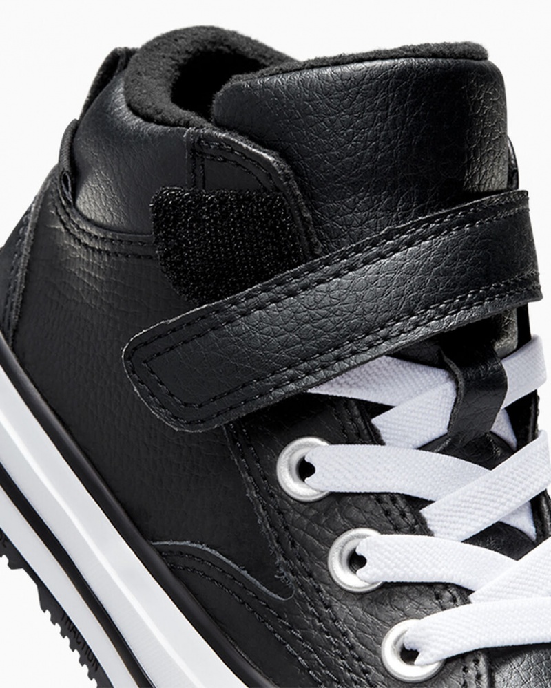 Converse Chuck Taylor All Star Malden δρομου Boot μαυρα μαυρα ασπρα | XZRSWF-763