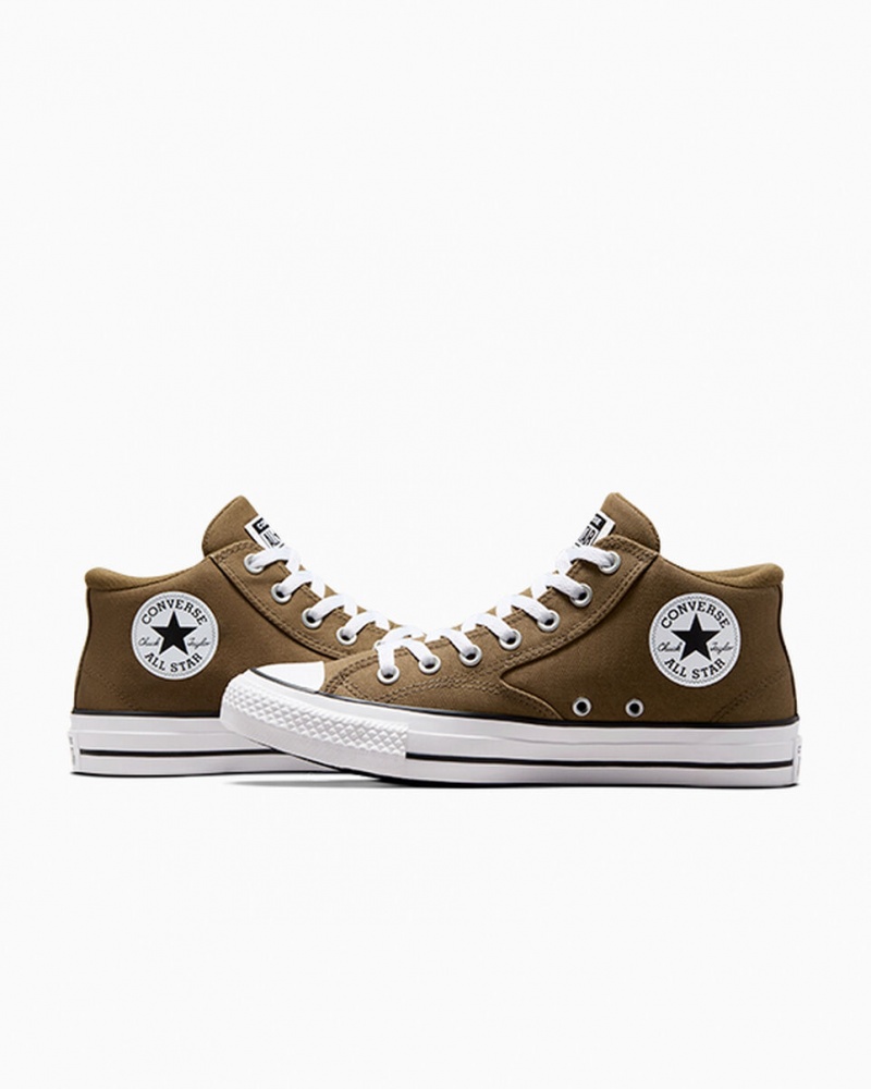 Converse Chuck Taylor All Star Malden δρομου Vintage Αθλητικά καφε ασπρα μαυρα | YOFICZ-704