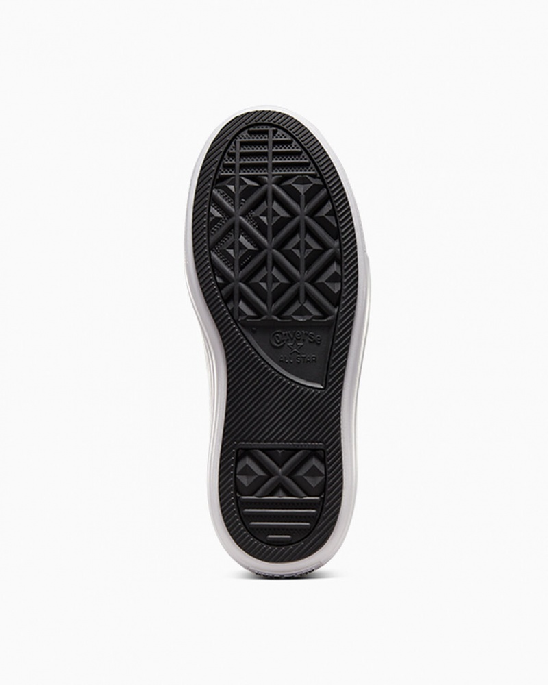 Converse Chuck Taylor All Star Move flatforms μαυρα ασπρα | HILUXM-350