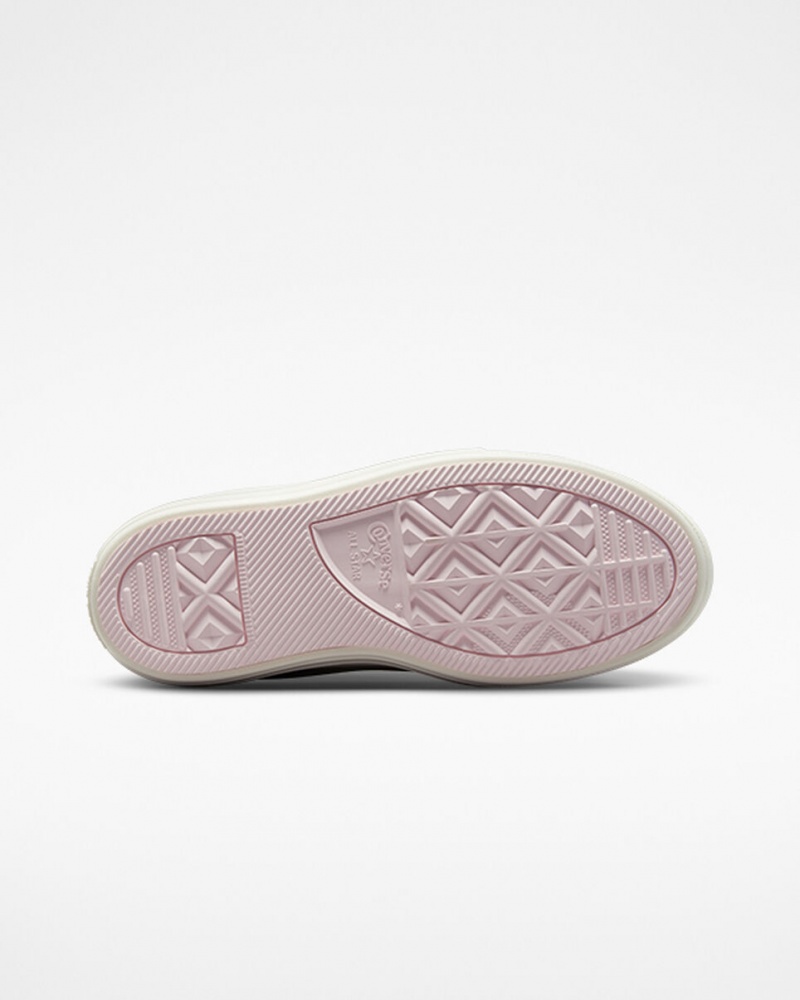 Converse Chuck Taylor All Star Move flatforms Butterfly Wings μαυρα ροζ | ABGOMZ-756