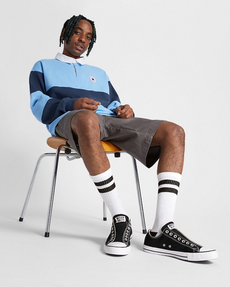 Converse Chuck Taylor All Star Slip μαυρα ασπρα μαυρα | NTGRSZ-710
