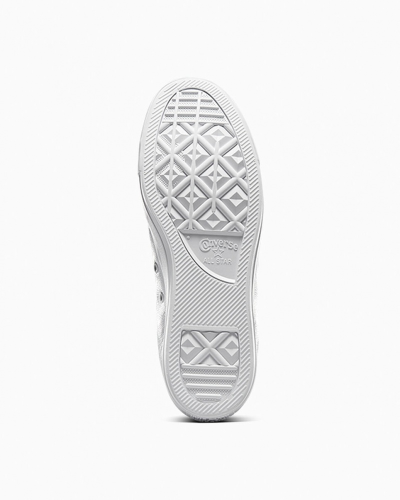 Converse Chuck Taylor All Star δερματινα ασπρα | JIWMCQ-307