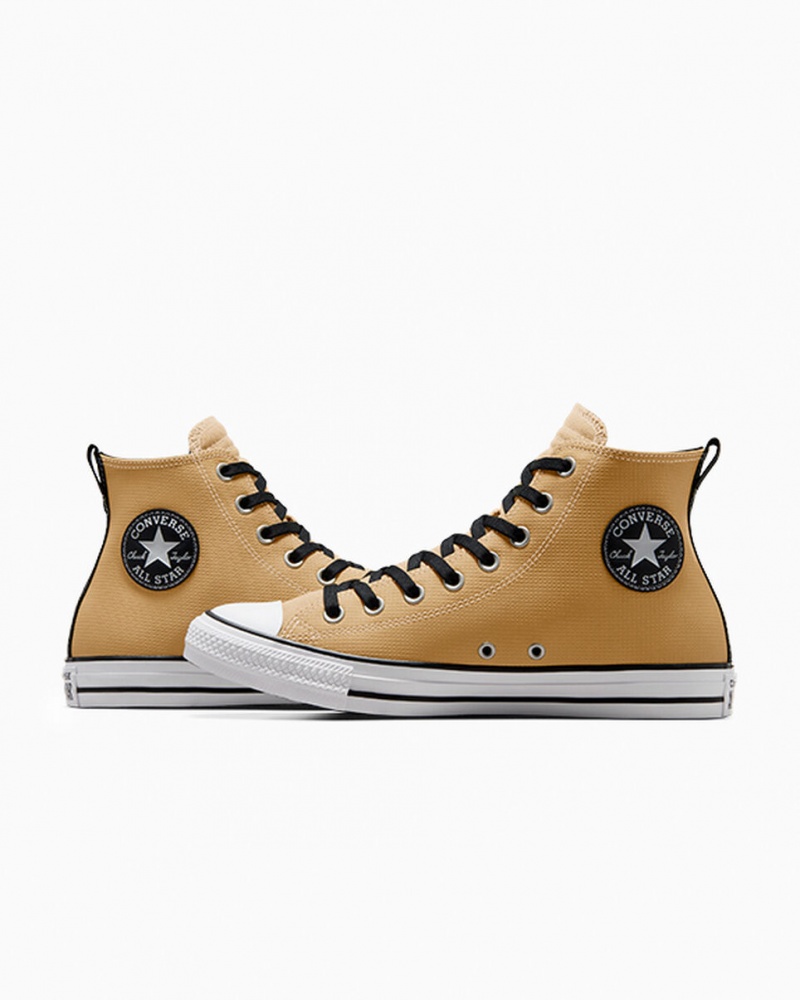 Converse Chuck Taylor All Star δερματινα μαυρα ασπρα | MSRDXK-254