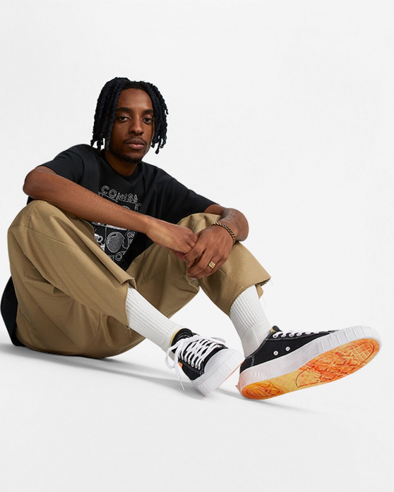 Converse Chuck Taylor Alt Star μαυρα ασπρα μαυρα | MNTWCS-875