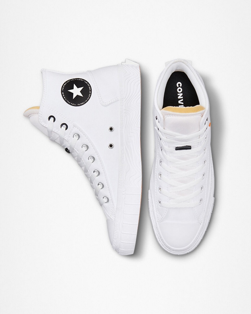 Converse Chuck Taylor Alt Star καμβα ασπρα μαυρα ασπρα | NXLKUJ-607