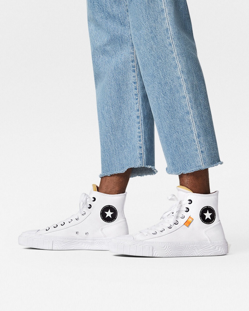 Converse Chuck Taylor Alt Star καμβα ασπρα μαυρα ασπρα | NXLKUJ-607