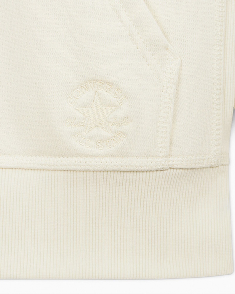 Converse Converse Gold Standard Loose-Fit Pullover Hoodie Egret | UBJTCY-473