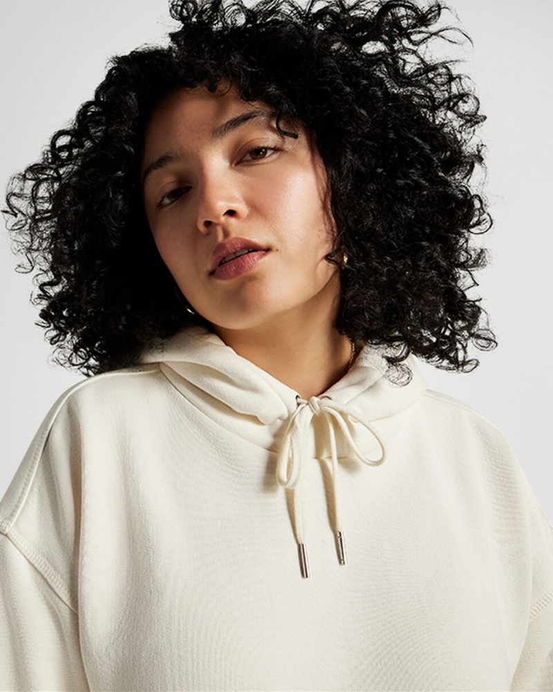 Converse Converse Gold Standard Loose-Fit Pullover Hoodie Egret | UBJTCY-473