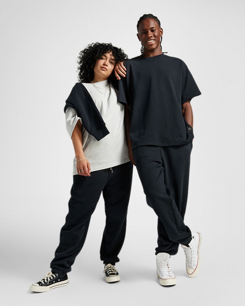 Converse Converse Gold Standard Loose-Fit Sweatpants μαυρα | CDQEMN-904