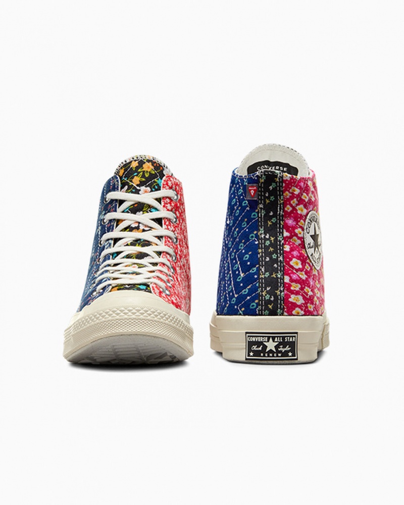 Converse Converse Upcycled Floral Chuck 70 μαυρα κοκκινα μπλε | OSWPJY-539