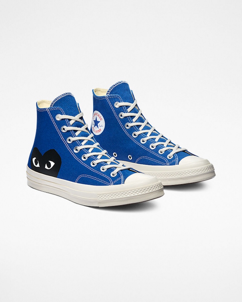 Converse Converse x Comme des Garçons PLAY Chuck 70 μπλε μαυρα | KSRPLT-195
