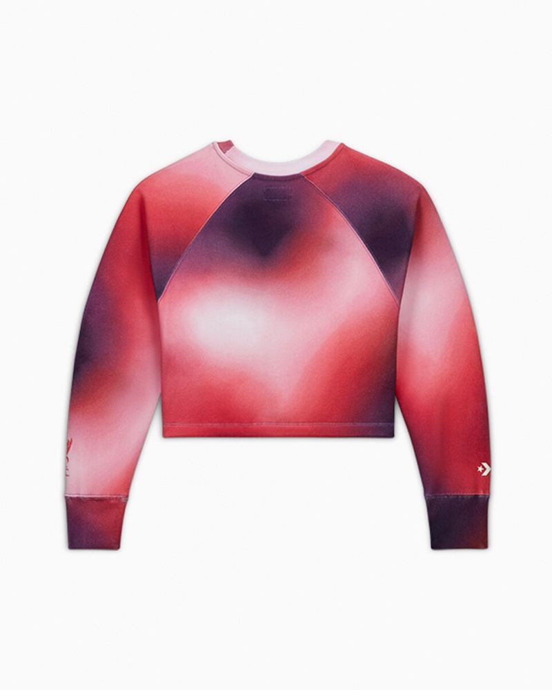 Converse Converse x LFC Cropped Crew Lawn Flamingo Gradient | ILAFCG-245