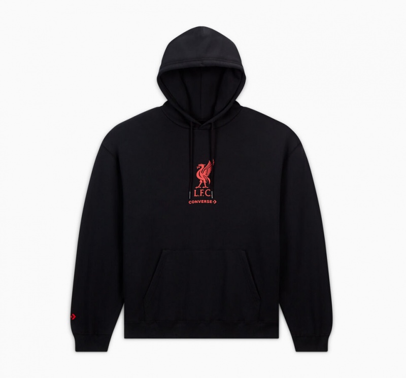 Converse Converse x LFC Loose-Fit Hoodie μαυρα | SVZJOP-361