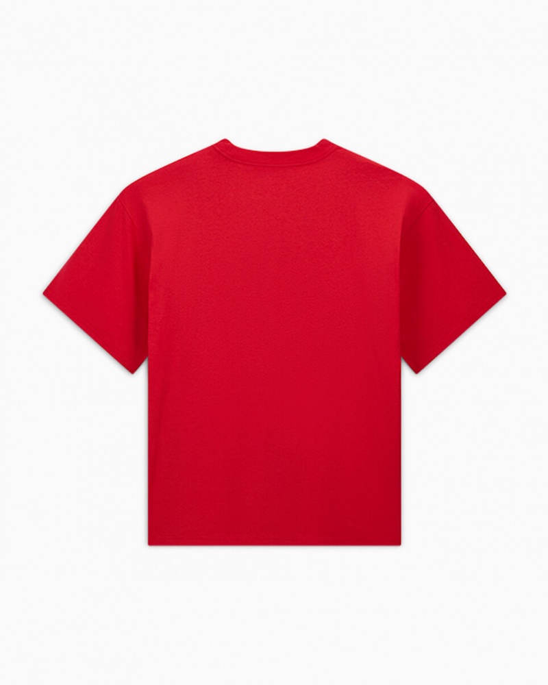 Converse Converse x LFC Loose-Fit T-Shirt Tomato | XJIDCR-672