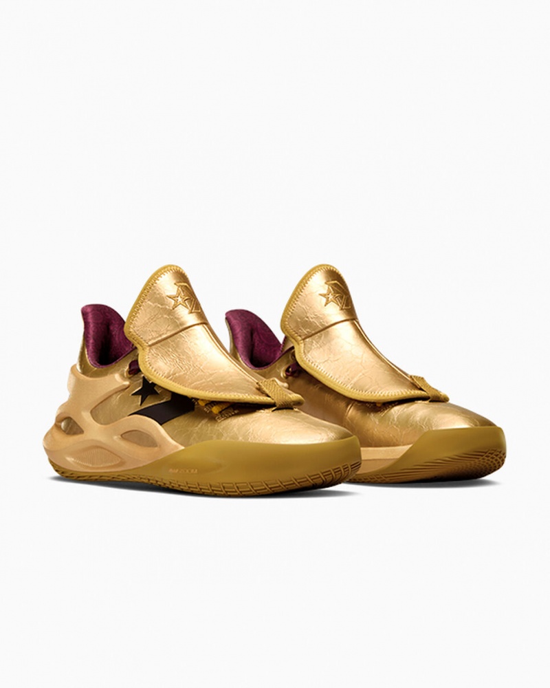 Converse Converse x Wonka All Star BB Trilliant CX χρυσο χρωμα καφε χρυσο χρωμα | KJYMFH-471