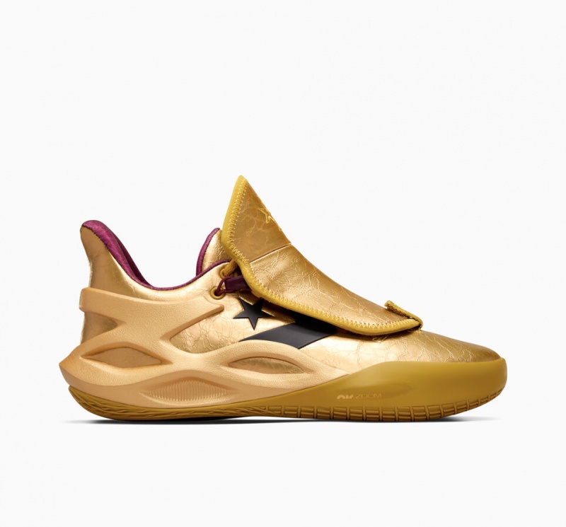 Converse Converse x Wonka All Star BB Trilliant CX χρυσο χρωμα καφε χρυσο χρωμα | KJYMFH-471