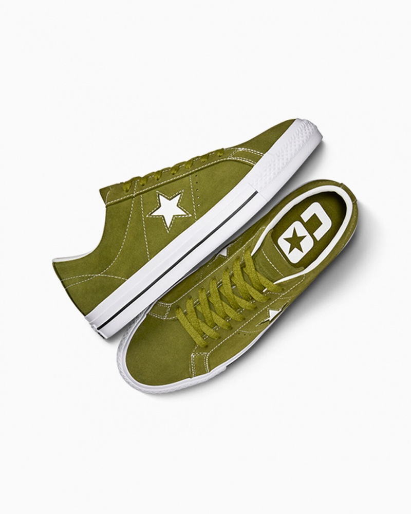 Converse One Star Pro πρασινο ασπρα μαυρα | DKWZIJ-425