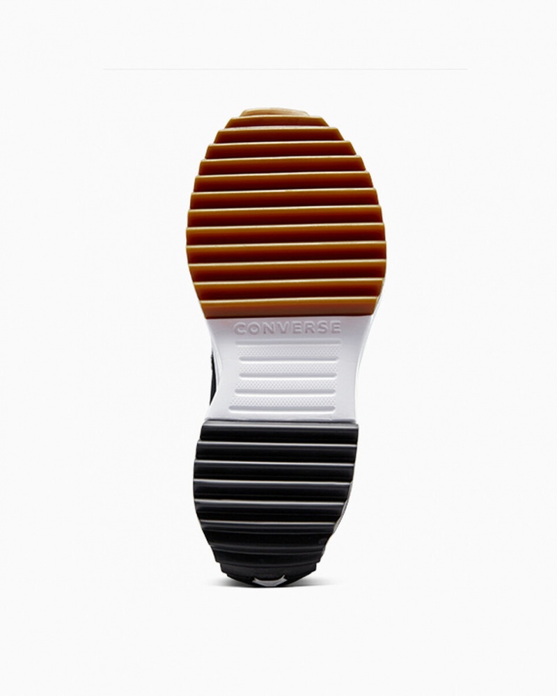 Converse Run Star Hike flatforms μαυρα ασπρα | IHEGLM-590
