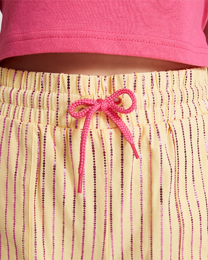 Converse Shine High Rise Shorts Sunny Oasis | NQTGKM-368