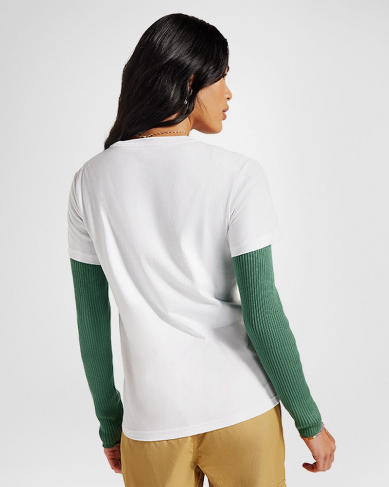 Converse outdoor Art T-Shirt ασπρα | RFMJGX-961